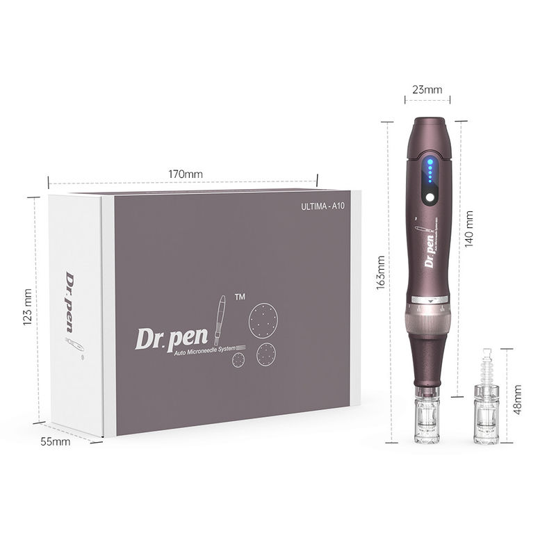 Ηλεκτρικές βελόνες Dermapen 2023 A10 Derma Pen για την αναζωογόνηση του δέρματος και 5 επίπεδα ταχύτητας
