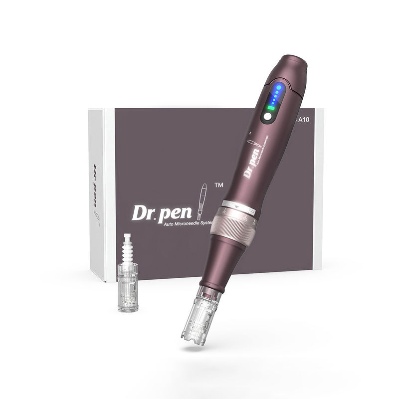 Ηλεκτρικές βελόνες Dermapen 2023 A10 Derma Pen για την αναζωογόνηση του δέρματος και 5 επίπεδα ταχύτητας