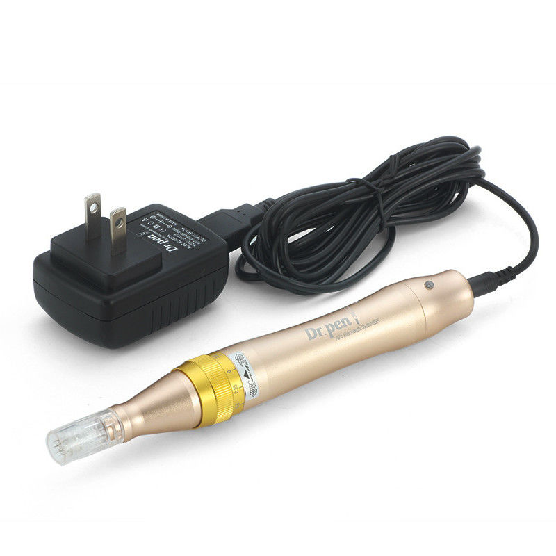 UK Plugs Type Dr Pen M5 Gold Dermapen για τη θεραπεία με μικροαιλέτες και την αναζωογόνηση του δέρματος