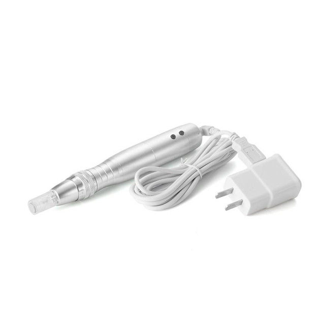 Ασημένιο χρώμα σώματος 7 χρώματα LED Photon Electric Derma Pen για λειτουργία αναζωογόνησης του δέρματος
