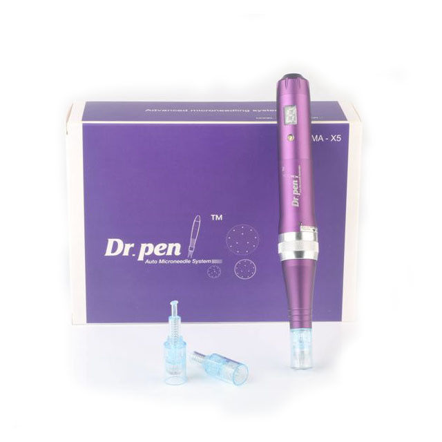 Σώμα από κράμα αλουμινίου Dr πένα X5 Derma πένα Αυτοκινητικό σύστημα μικρούγγωνες ρυθμιζόμενα μήκη βελόνων για βρετανικά πλέγματα