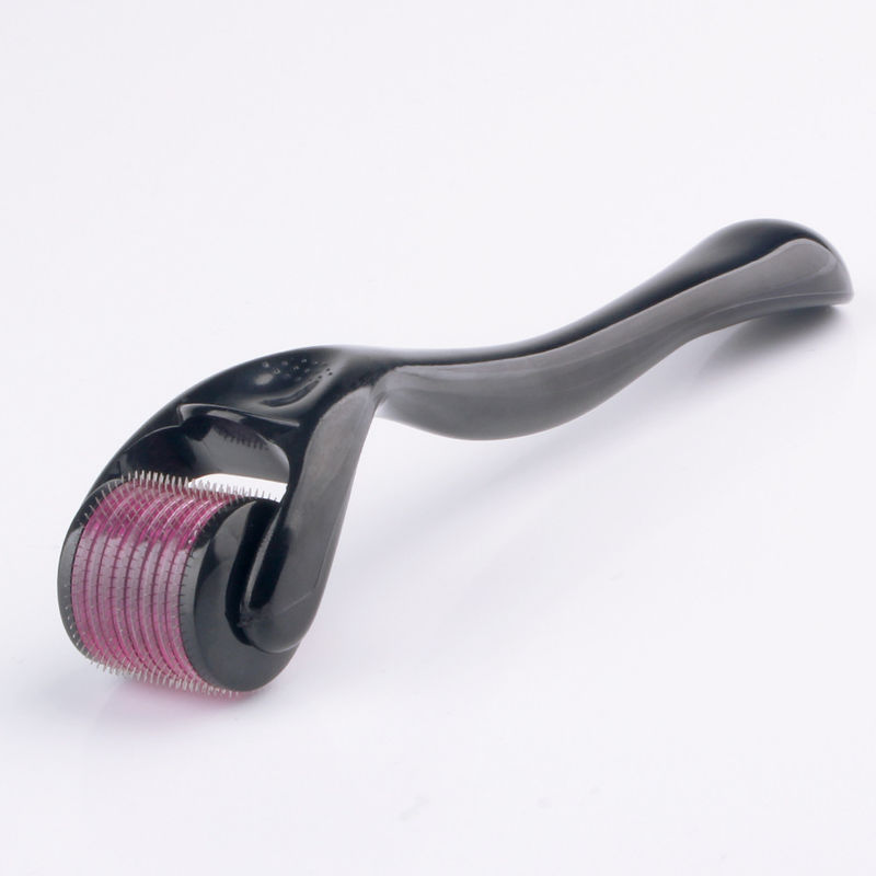 540 Πιν ZGTS Micro Pin Derma Roller με ατσάλινη ράβδο με μαύρο λαβή