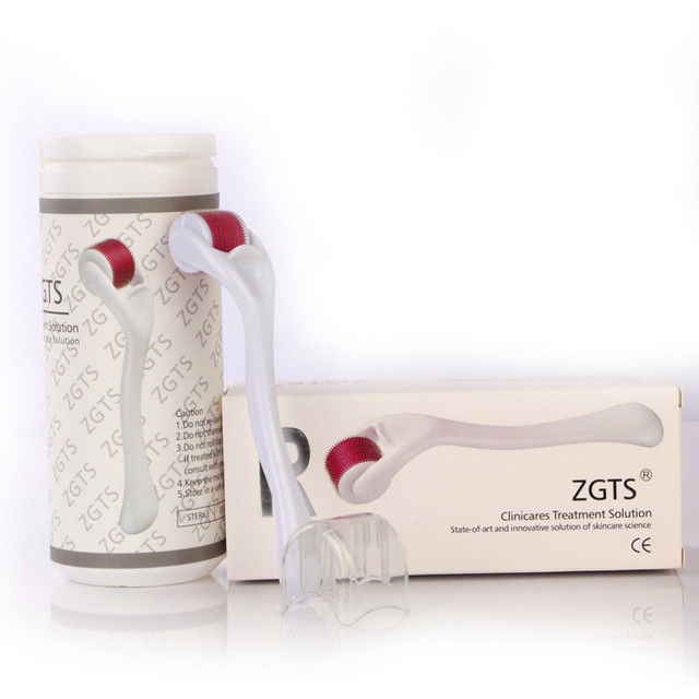 540 Πιν ZGTS Micro Pin Derma Roller με ατσάλινη ράβδο με μαύρο λαβή