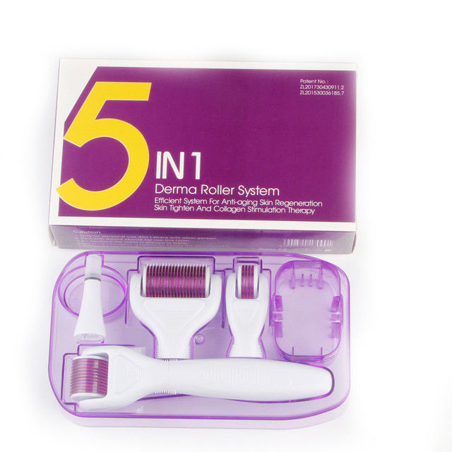 Αναζητήστε τη δύναμη των 5 σε 1 βελόνων DRS Derma Roller 300/720/1200 για τέλειο δέρμα