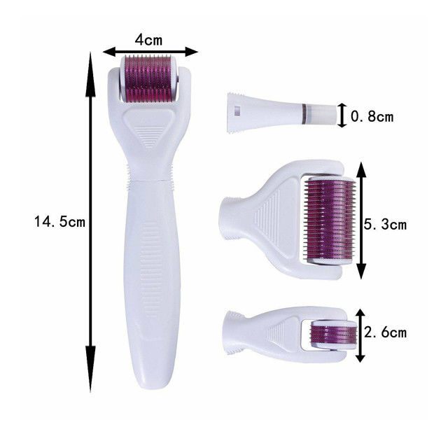 Αναζητήστε τη δύναμη των 5 σε 1 βελόνων DRS Derma Roller 300/720/1200 για τέλειο δέρμα