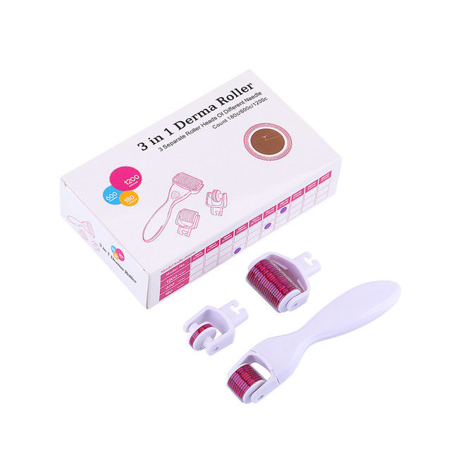 Χωρίς πρίζες Τύπος Titanium Derma Roller για το πρόσωπο Στόχος περιοχή Σώμα 3-in-1 σχεδιασμός