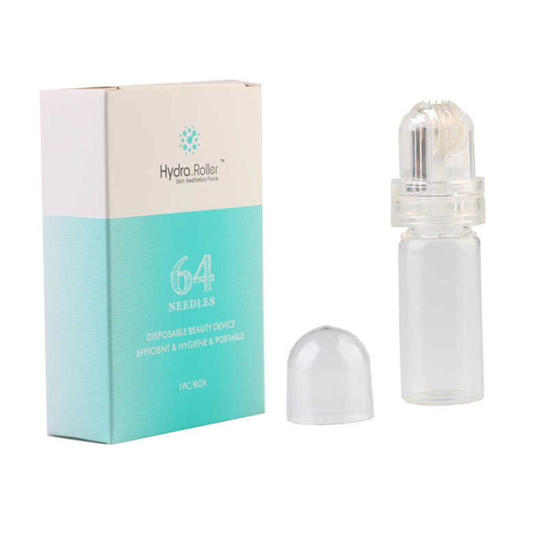 Εγκρίθηκε από το CE 64 Gold Tips Hydra Microneedle Titanium Derma Roller για υαλουρονικό οξύ