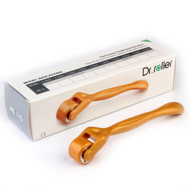 Προσαρμόστε Derma Roller για την αναζωογόνηση του δέρματος 120 βελόνες Micro Needle Therapy Face Roller