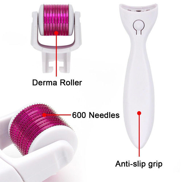 Χάλυβα από ανοξείδωτο χάλυβα / τιτάνιο Microneedle Derma Roller 0.2-3.0mm για την αναζωογόνηση του δέρματος