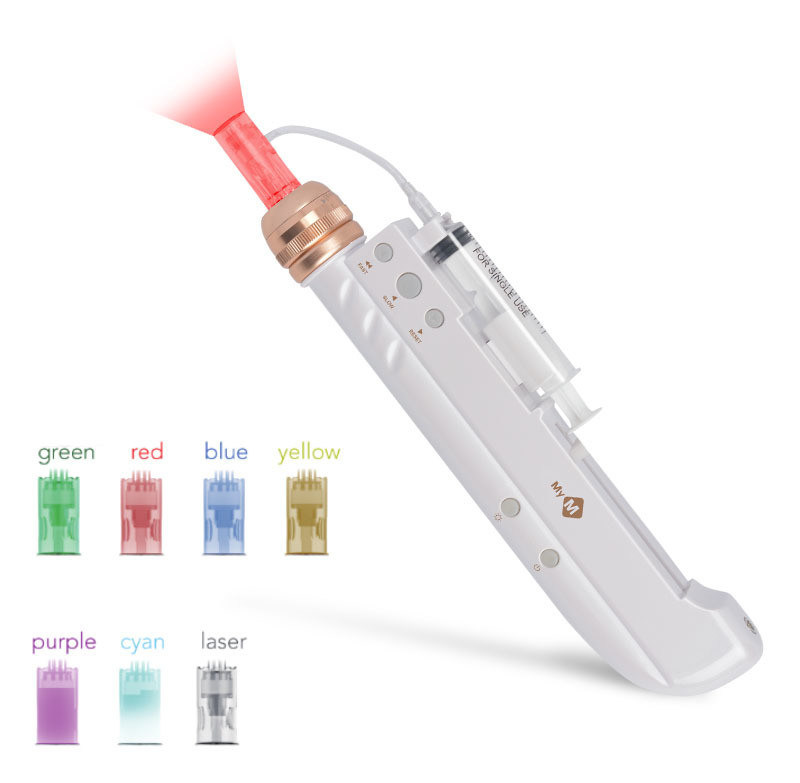 7 Lights Nano Derma Pen Ηλεκτρική πένα μικροελέγγας για ενισχυτές μαστού και φροντίδα προσώπου